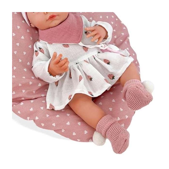 New born niña vestido fresas ref: 8125-24 45 cm 1 New born niña vestido fresas ref: 8125-24 45 cm 1