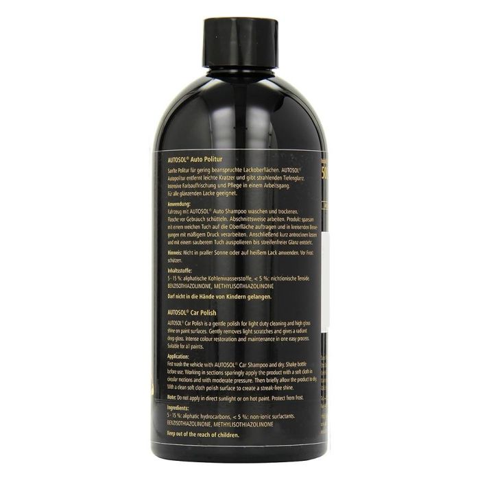 Abrillantador De Coches Autosol Botella 500 mL SOL11003110 1 Abrillantador De Coches Autosol Botella 500 mL SOL11003110 1