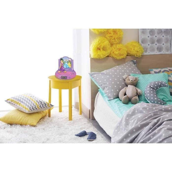 LEXIBOOK - PRINCESAS DE DISNEY - Radio reloj despertador para niños con proyecciones de imágenes 2 LEXIBOOK - PRINCESAS DE DISNEY - Radio reloj despertador para niños con proyecciones de imágenes 2