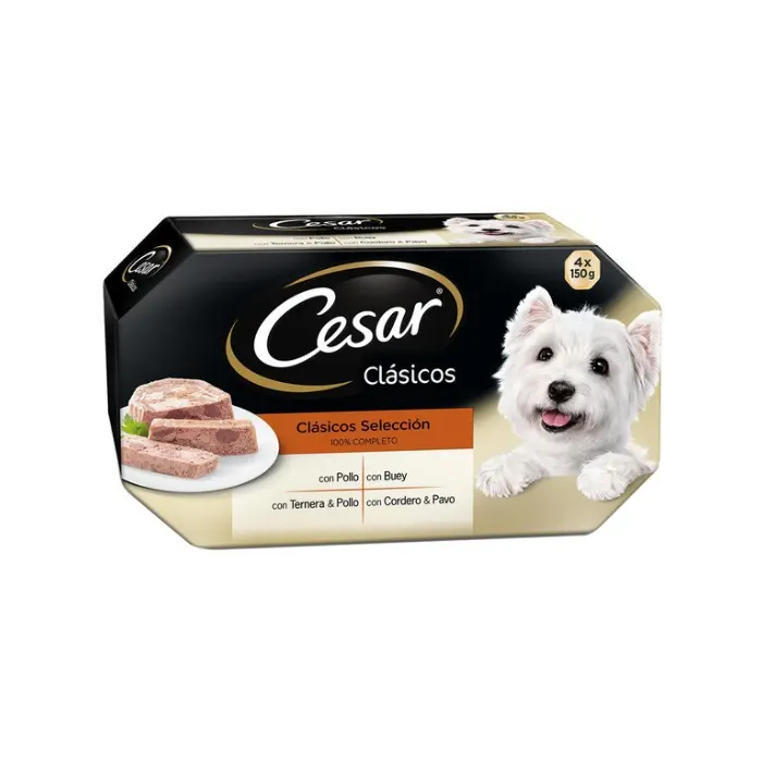 Cesar Multipack Seleccion Carnés Pate Caja 6x4x150 gr