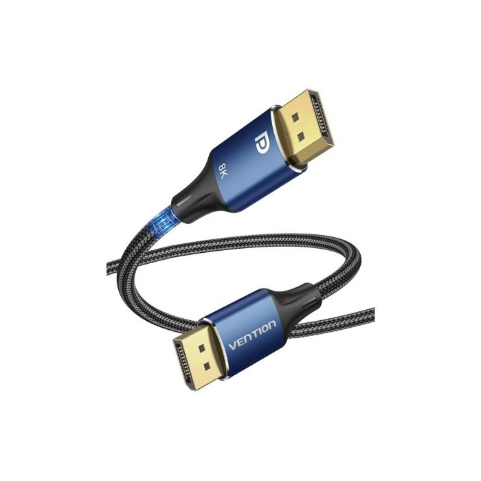 Cable Vention HCELH/ DisplayPort Macho - DisplayPort 8K Macho/ 2m/ Azul 1