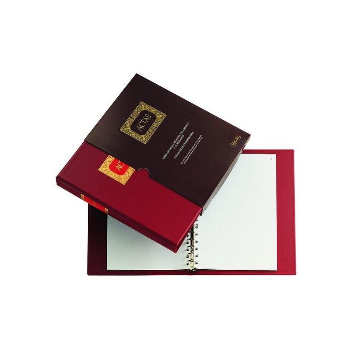 Miquelrius Libro Miquelrius Din A4 Actas con 100 Hojas Movibles y Papel de 102 g/m²