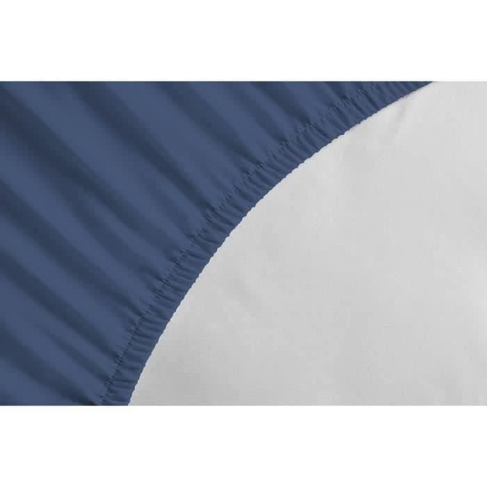 LOVELY HOME Juego de 2 fundas de almohada rectangulares - 50 x 70 cm - 100% algodón - Azul 1 LOVELY HOME Juego de 2 fundas de almohada rectangulares - 50 x 70 cm - 100% algodón - Azul 1