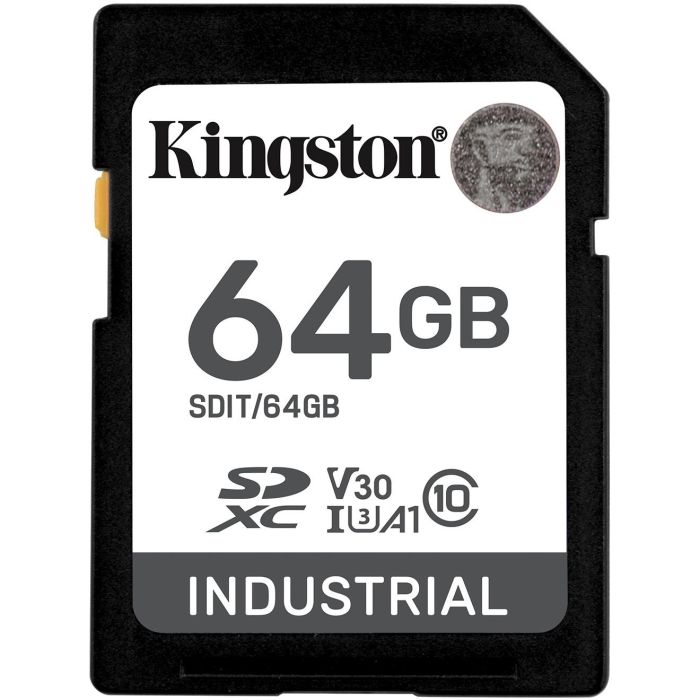Kingston XC Industrial SDXC 64GB Clase 10 U1 Tarjeta de Memoria -40C to 85C