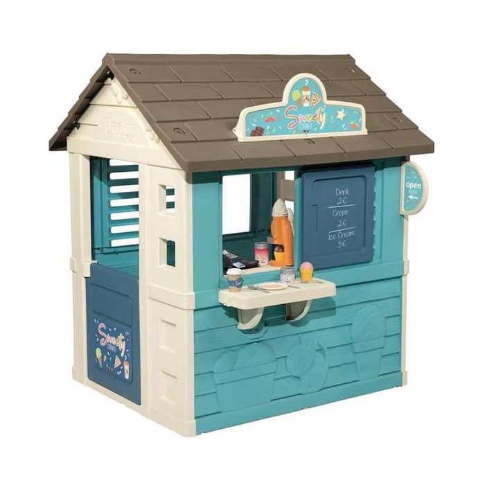 Smoby Casa Sweet Corner ¡El Rincón de los Dulces! con Máquina de Helados y Accesorios 105x110x127 cm 22