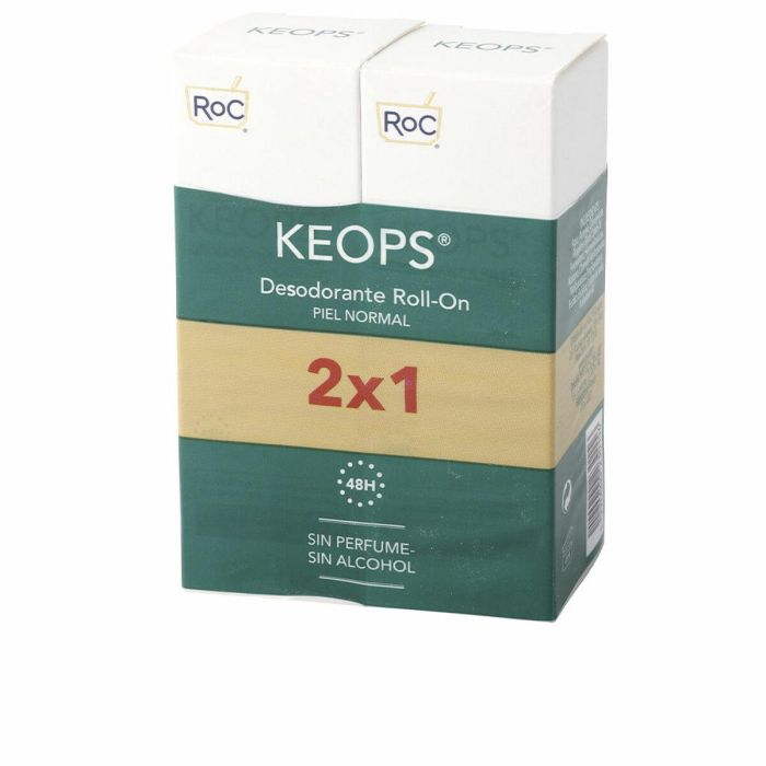 Roc Keops Desodorante Roll-On Piel Normal Lote 2 Pz