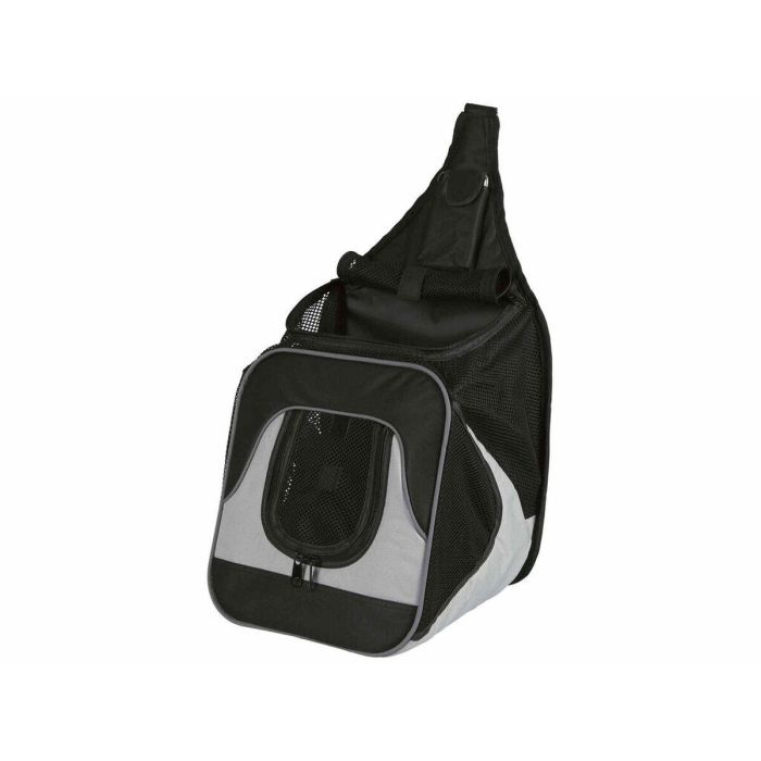 Mochila para Mascotas Trixie Savina Negro Gris 30 × 33 × 26 CM 4