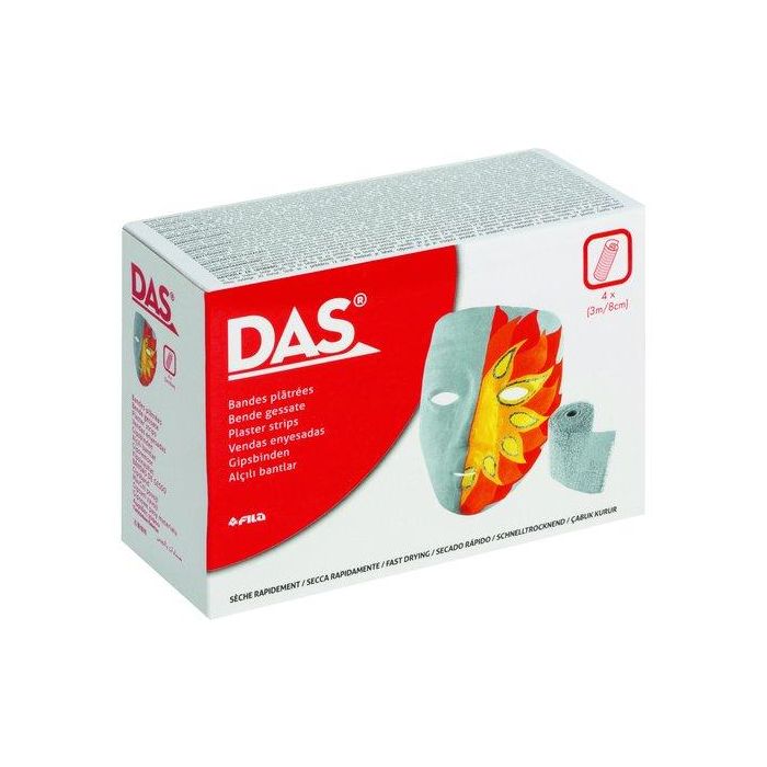 Yeso Das Paquete De 4 Tiras De 3 M X 8 Cm
