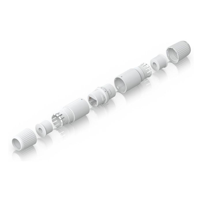 Ubiquiti UACC-RJ45-Coupler-C6A-Outdoor - Acoplador RJ45 Exterior Cat6a, Blanco, IPX6, 2 Piezas, Conexión Hembra/Hembra 2 Ubiquiti UACC-RJ45-Coupler-C6A-Outdoor - Acoplador RJ45 Exterior Cat6a, Blanco, IPX6, 2 Piezas, Conexión Hembra/Hembra 2