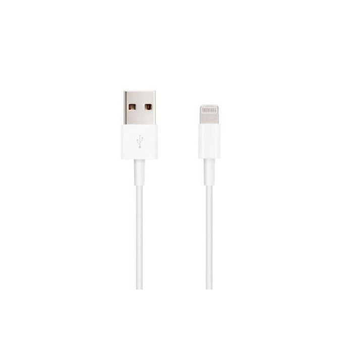 Nanocable 10.10.0400 Cable USB 2.0 a Lightning Macho 50 cm Blanco, compatible con carga y datos para iPhone, iPad, iPod Nanocable 10.10.0400 Cable USB 2.0 a Lightning Macho 50 cm Blanco, compatible con carga y datos para iPhone, iPad, iPod