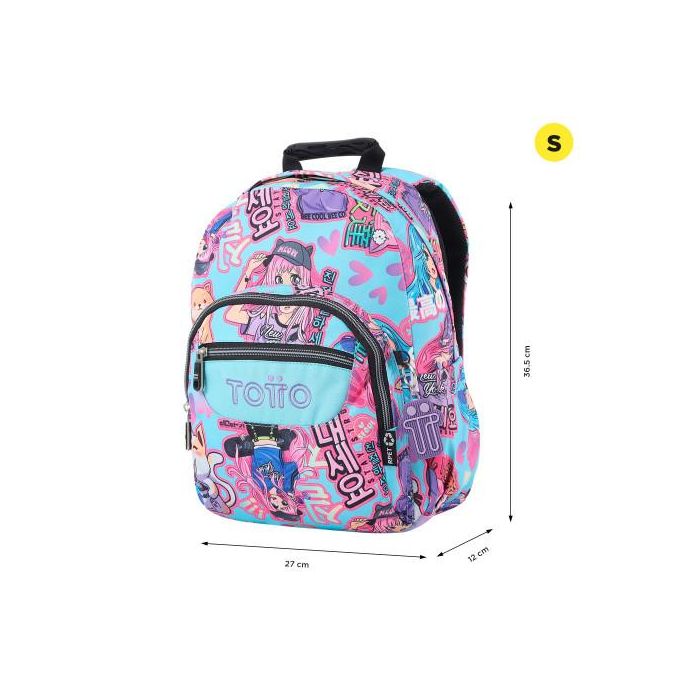 Mochila Rayol Happy Flow (33 X 44 X 13,5) - 19,6L Totto MA04ECO002-2416N-2AU 2 Mochila Rayol Happy Flow (33 X 44 X 13,5) - 19,6L Totto MA04ECO002-2416N-2AU 2