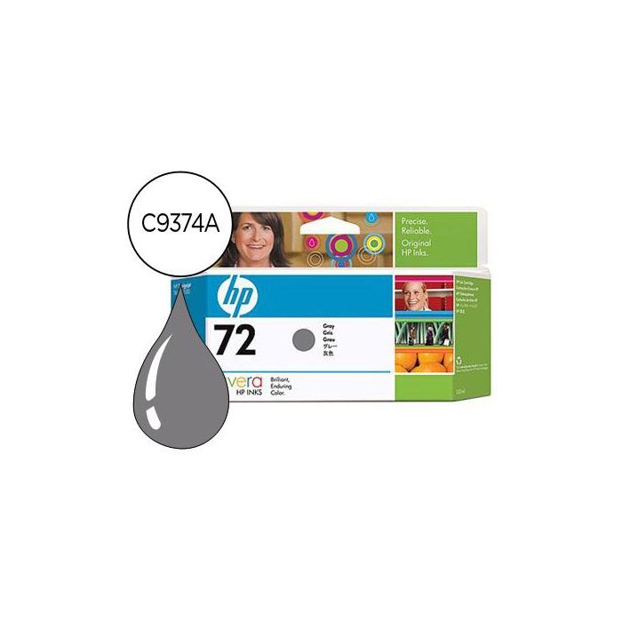 HP Cartucho de tinta gris 72 de 130 ml