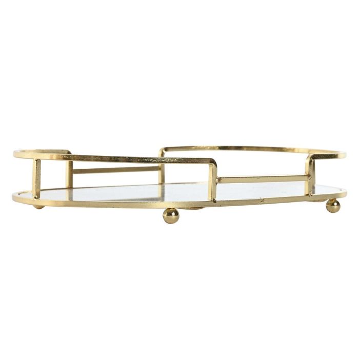 Bandeja Decoracion Moderno DKD Home Decor Dorado Blanco 17 x 5 x 31 cm Set de 2 1 Bandeja Decoracion Moderno DKD Home Decor Dorado Blanco 17 x 5 x 31 cm Set de 2 1