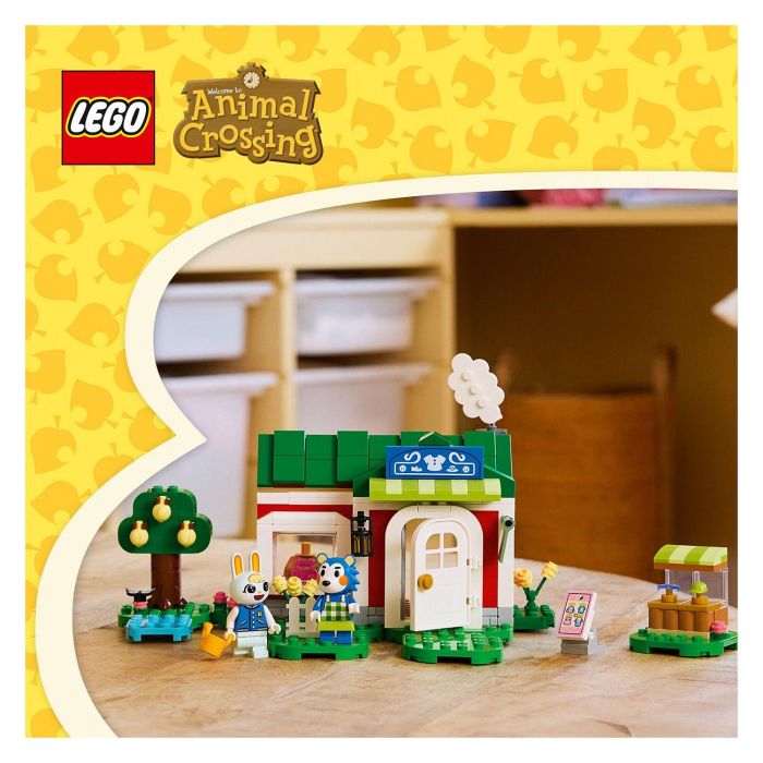 LEGO Animal Crossing Tienda Ropa Hermanas Manitas 77055 Set de Construcción para Niños y Niñas +6 Años con Minifiguras de Pili y Ariel