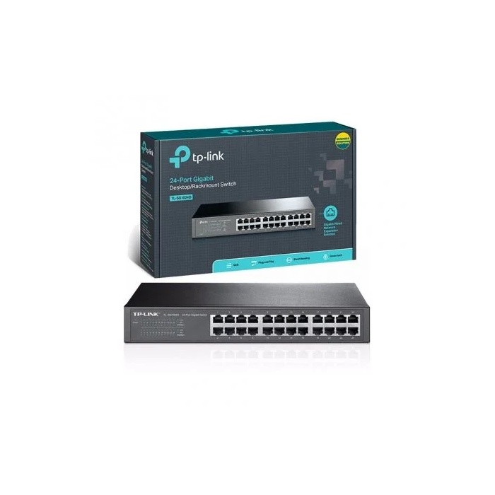 TP-LINK Switch TL-SG1024D 24 Puertos Gigabit Ethernet 10/100/1000 Mbps para Sobremesa/Bastidor 2