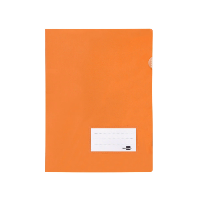 Liderpapel Carpeta Dossier Uñero A4 Naranja Fluor Opaco Polipropileno 1