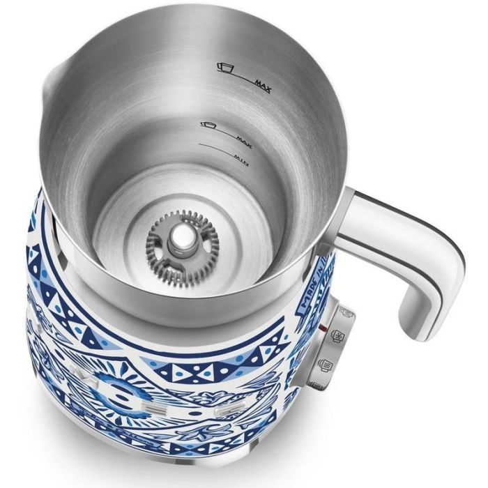 SMEG MFF01DGBEU Dolce & Gabbana Blu Mediterraneo, Milchaufschäumer 3