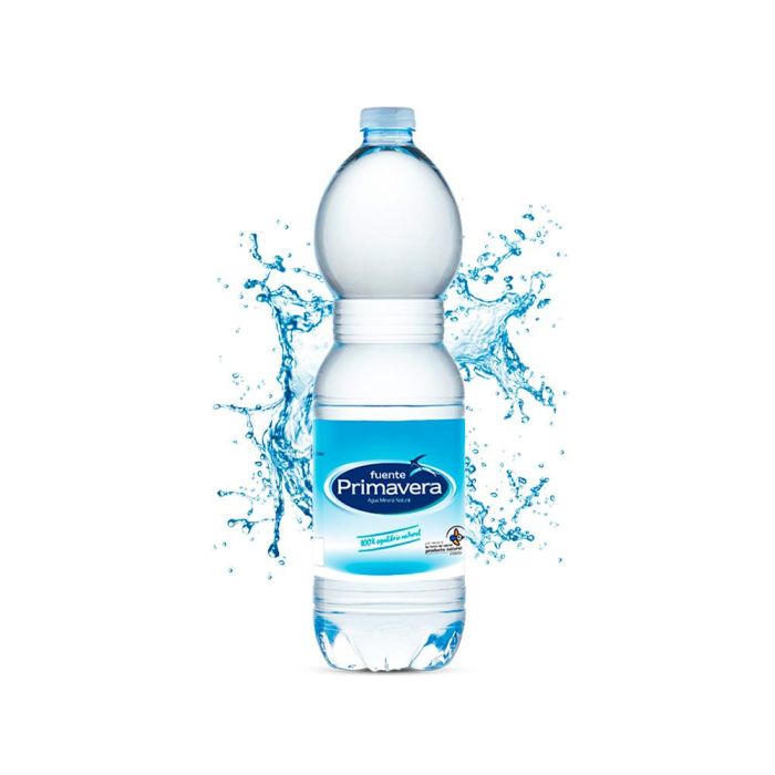 Agua Mineral Natural Fuente Primavera Botella De 1,5 L 3