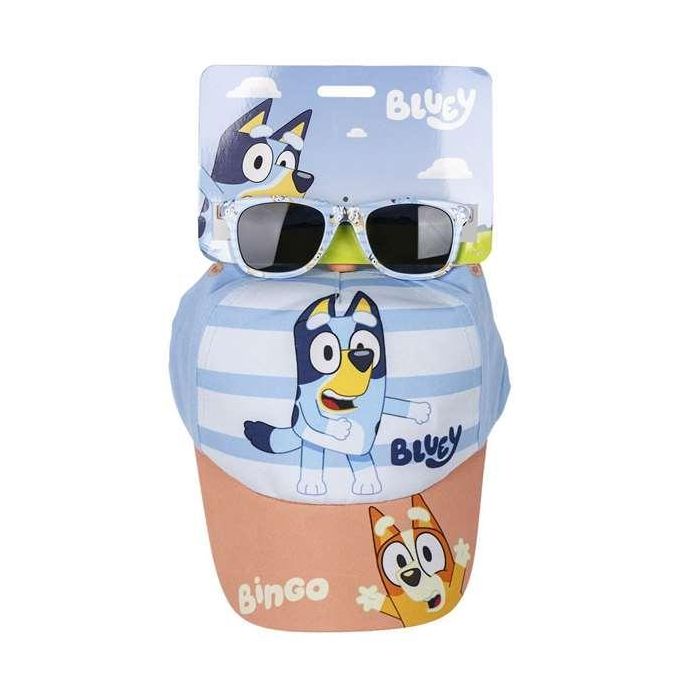 Gorra 51 cm y gafas de sol infantiles bluey