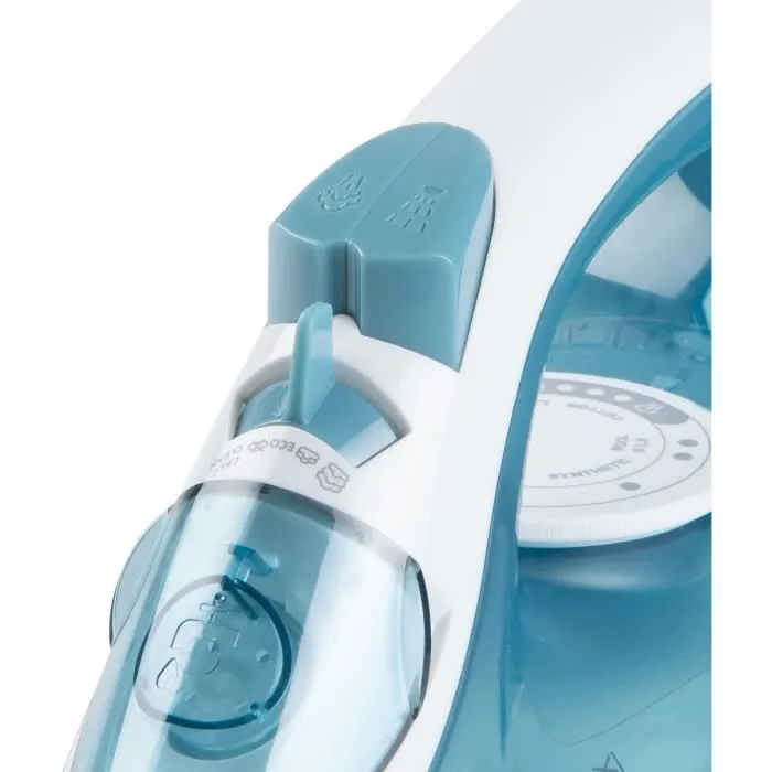 Domo DO7060S Plancha de Vapor CeraGliss, 2400 W, 40 g/min, 320 ml - Azul/Blanco 4