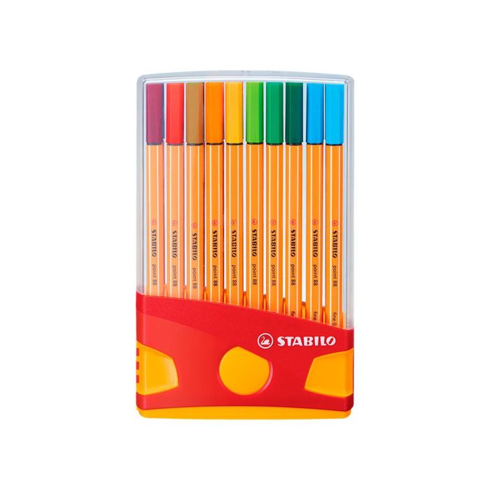 Stabilo Rotuladores Point 88 C-Surtidos Estuche Colorparade Rojo 20 Ud 1