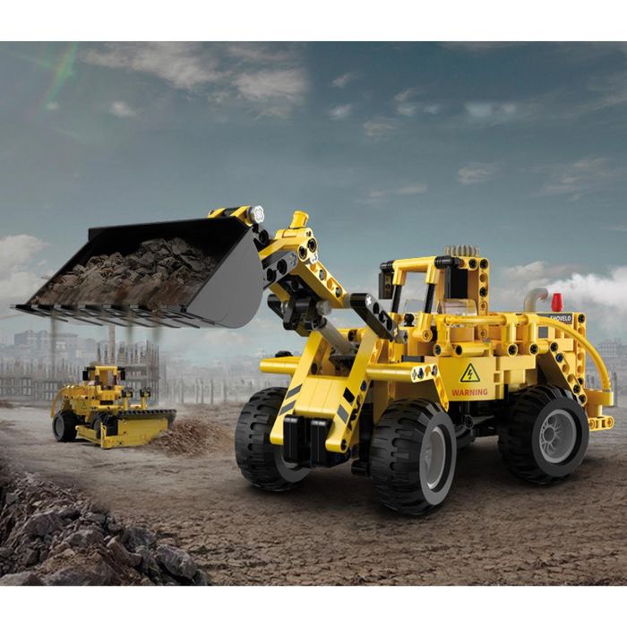 Cada: Excavadora- Bulldozer 2 En 1 693 Pzas 2 Cada: Excavadora- Bulldozer 2 En 1 693 Pzas 2