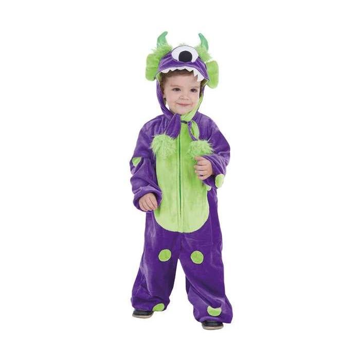 Creaciones Llopis Disfraz Bebé Monstruo Lila - Talla 0-12 Meses. Incluye Cuerpo y Cabeza. Material: Poliéster y Poliamida 1 Creaciones Llopis Disfraz Bebé Monstruo Lila - Talla 0-12 Meses. Incluye Cuerpo y Cabeza. Material: Poliéster y Poliamida 1