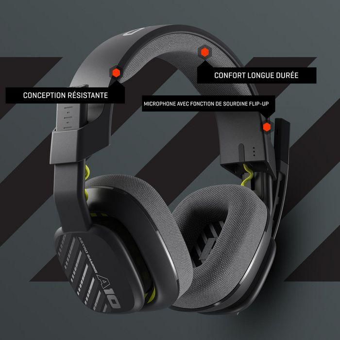 Logitech Auriculares con Micrófono Astro A10 Cableados para PC y Consolas con Control de Volumen y Silencio 12 Logitech Auriculares con Micrófono Astro A10 Cableados para PC y Consolas con Control de Volumen y Silencio 12