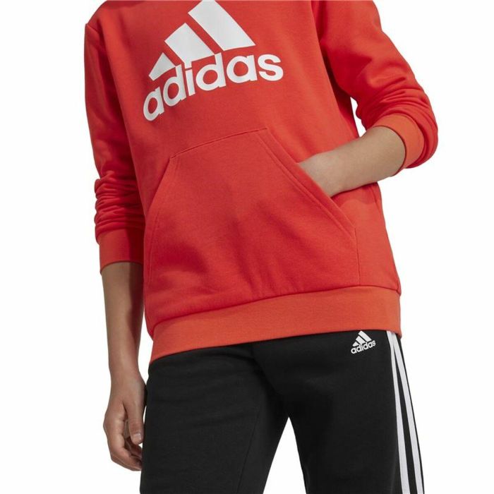 Sudadera con Capucha Niño Adidas Big Logo Essentials Rojo 1