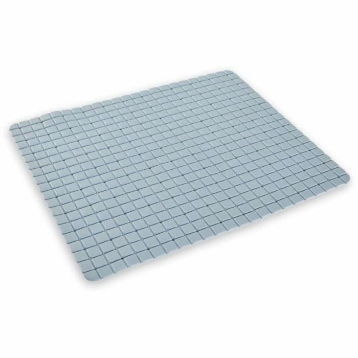 Today TOD3574641271596 - Alfombrilla antideslizante para baño o ducha, rectangular, azul, 40 x 60 cm