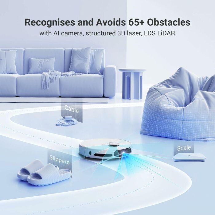 EZVIZ EZV1726330905836 RS20 Pro Robot aspirador con mopa, 7200 Pa succión, limpieza agua caliente 60°C, cepillo lateral elevado. 17 EZVIZ EZV1726330905836 RS20 Pro Robot aspirador con mopa, 7200 Pa succión, limpieza agua caliente 60°C, cepillo lateral elevado. 17