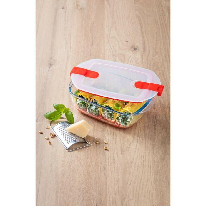 Pyrex Cook & Heat Caja rectangular de vidrio con tapa 23x15 cm para cocinar, hornear y calentar 13 Pyrex Cook & Heat Caja rectangular de vidrio con tapa 23x15 cm para cocinar, hornear y calentar 13