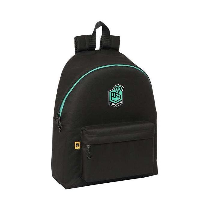 Mochila Escolar Kings League El barrio Negro 33 x 42 x 15 cm