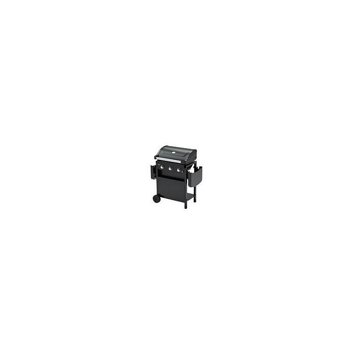 Campingaz Compact 3L Parrilla de Gas 3 Llamas, 7500 W, 2135 cm², 27 kg, Negro