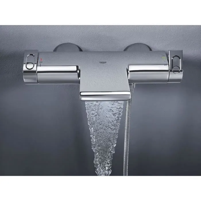 Grohe Mezclador Termostático Baño/Ducha Grohtherm 2000 34174001 GROHE CoolTouch, SafeStop 38°C 1