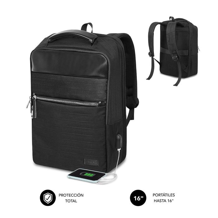 SUBBLIM Mochila Business V2 AP Backpack 16" Black