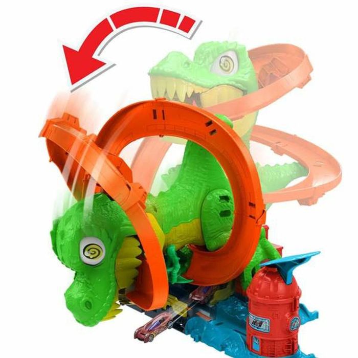 Pista Estacion de Bomberos T-Rex City Hot Wheels 1