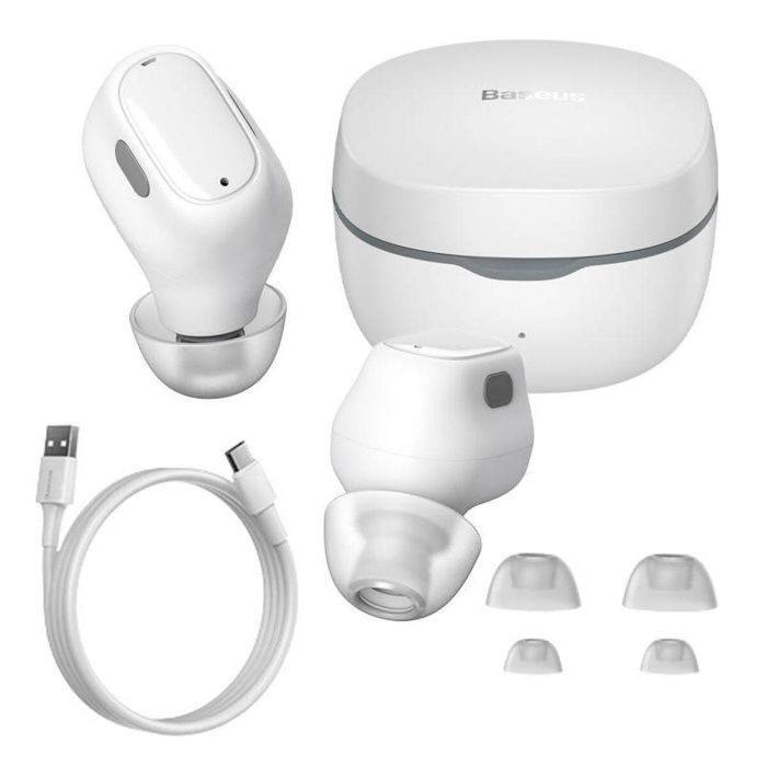 Auriculares Baseus NGTW370002 Blanco 1 Auriculares Baseus NGTW370002 Blanco 1