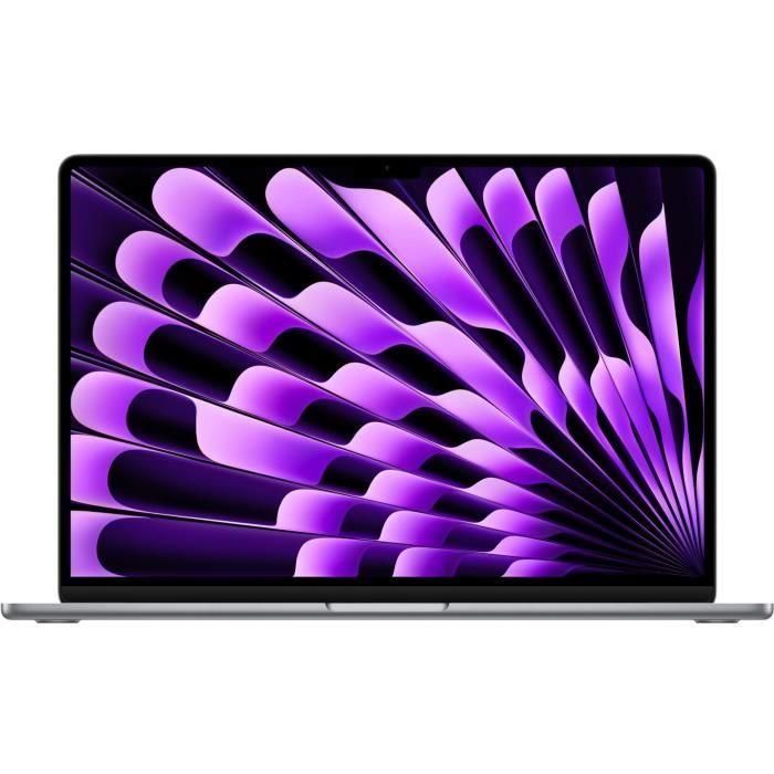Apple - MacBook Air M3 de 15'' - 16 GB de RAM - 256 GB de almacenamiento - CPU de 8 núcleos - GPU de 10 núcleos - Gris espacial Apple - MacBook Air M3 de 15'' - 16 GB de RAM - 256 GB de almacenamiento - CPU de 8 núcleos - GPU de 10 núcleos - Gris espacial