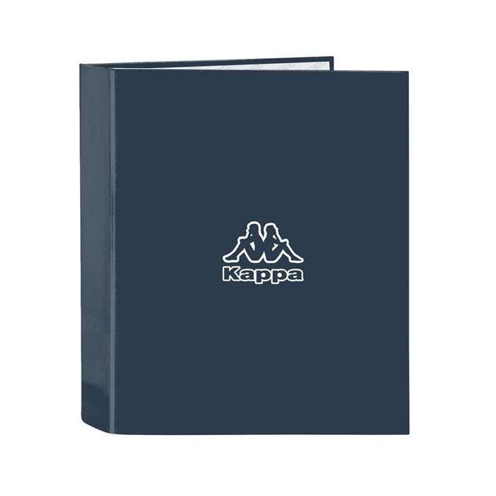 Carpeta de anillas Kappa Dark navy Azul marino A4 27 x 33 x 6 cm 0 Carpeta de anillas Kappa Dark navy Azul marino A4 27 x 33 x 6 cm 0