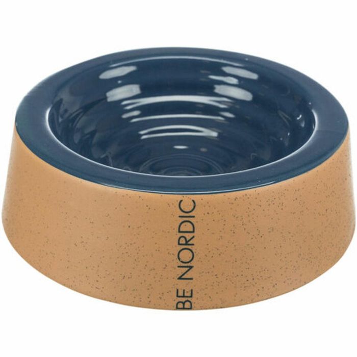 Comedero para Perro Trixie BE NORDIC Beige Azul oscuro 200 ml 16 cm 3