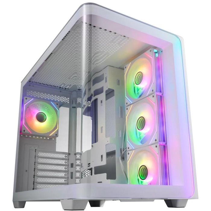 FSP M580-WA Midi Tower ARGB TG Blanco