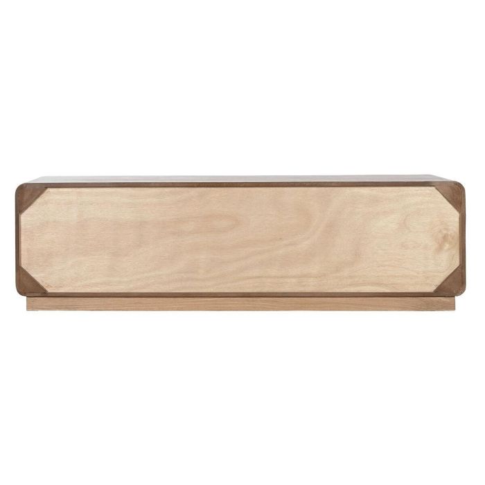 Mueble de TV Home ESPRIT Natural Ratán Roble 157 x 40 x 46 cm 2