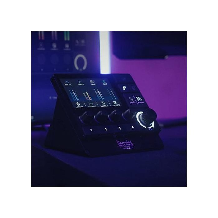 Hercules Stream 200 XLR Controlador de Audio, Negro, 9 Botones, Windows 10/11 Hercules Stream 200 XLR Controlador de Audio, Negro, 9 Botones, Windows 10/11