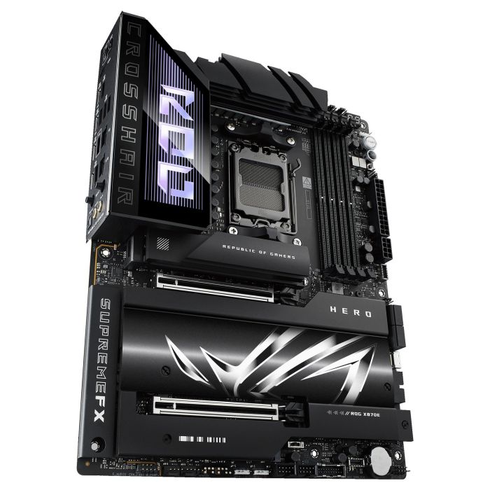 ASUS Placa Base ROG CROSSHAIR X870E HERO, AMD X870E, Socket AM5, ATX, 90MB1IE0-M0EAY0 9