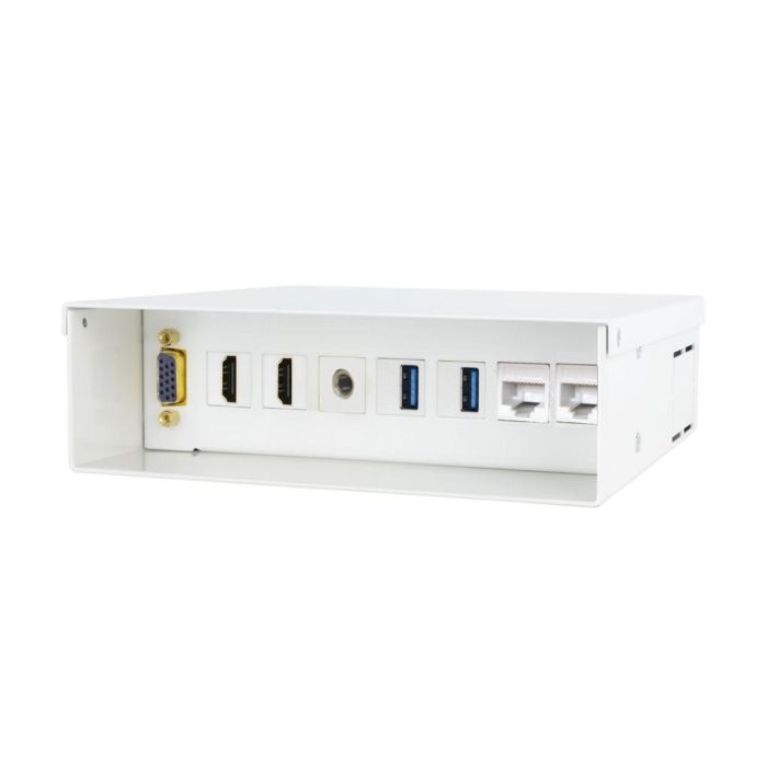Ewent Caja de Conexiones Multimedia EW1555 - VGA, 2xHDMI, Audio, USB, RJ45, Blanco 0 Ewent Caja de Conexiones Multimedia EW1555 - VGA, 2xHDMI, Audio, USB, RJ45, Blanco 0