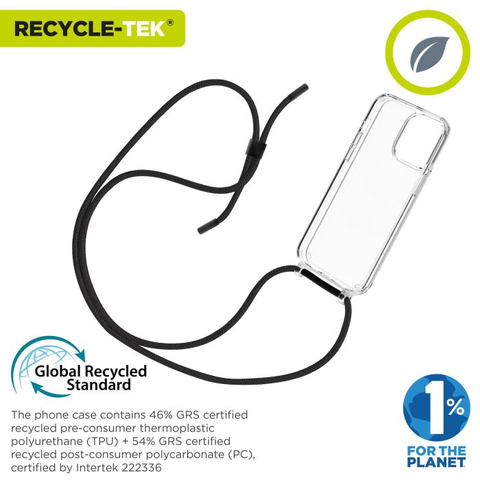Muvit Recycletek Funda para iPhone 15 - Material Reciclado, Protección y Estilo Sostenible 1 Muvit Recycletek Funda para iPhone 15 - Material Reciclado, Protección y Estilo Sostenible 1