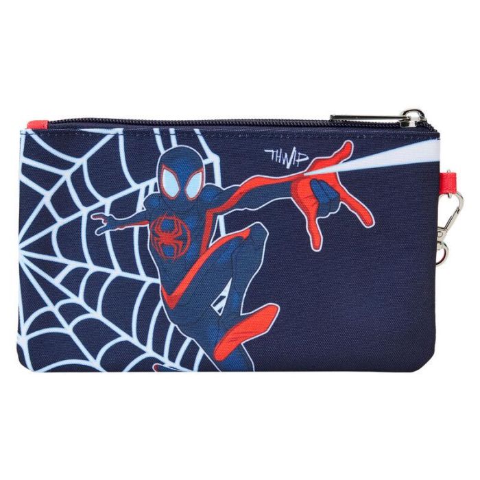 Cartera nylon Traje Miles Morales Spider-Verse Marvel Loungefly 2