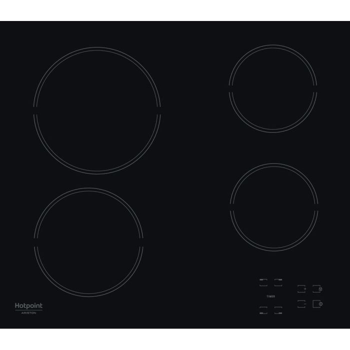 Hotpoint Placa Vitrocerámica HR631C - 4 Fuegos, 60 cm - Negro 6 Hotpoint Placa Vitrocerámica HR631C - 4 Fuegos, 60 cm - Negro 6