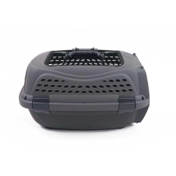 M.PETS Jaula de Transporte para Gatos ECO GIRO - Jaula de Plástico - Talla S - Gris 2 M.PETS Jaula de Transporte para Gatos ECO GIRO - Jaula de Plástico - Talla S - Gris 2
